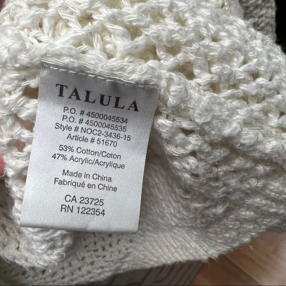 Aritzia Talula Mesh Cream Cardigan  Woman’s Size XS - Picture 6 of 6